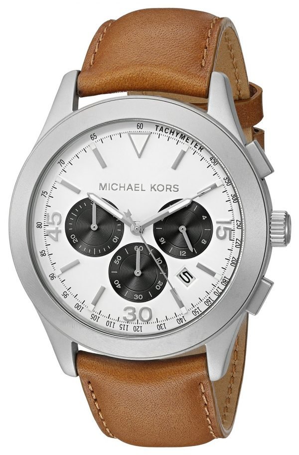 Michael Kors Gareth Mk8470 Kello Valkoinen / Nahka