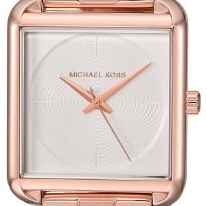 Michael Kors Lake Mk3645 Kello Valkoinen / Punakultasävyinen