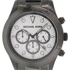 Michael Kors Layton Mk6083 Kello Valkoinen / Teräs