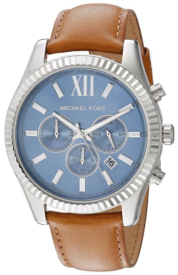 Michael Kors Lexington Mk8537 Kello Sininen / Nahka