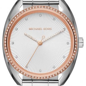 Michael Kors Mk3676 Kello Valkoinen / Punakultasävyinen