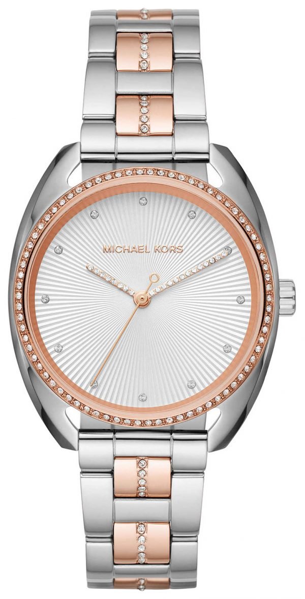 Michael Kors Mk3676 Kello Valkoinen / Punakultasävyinen