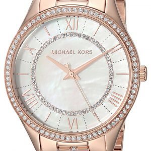 Michael Kors Mk3716 Kello Valkoinen / Punakultasävyinen