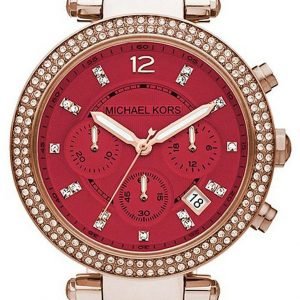 Michael Kors Mk6106 Kello Punainen / Punakultasävyinen