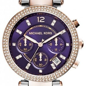 Michael Kors Mk6108 Kello Violetti / Punakultasävyinen