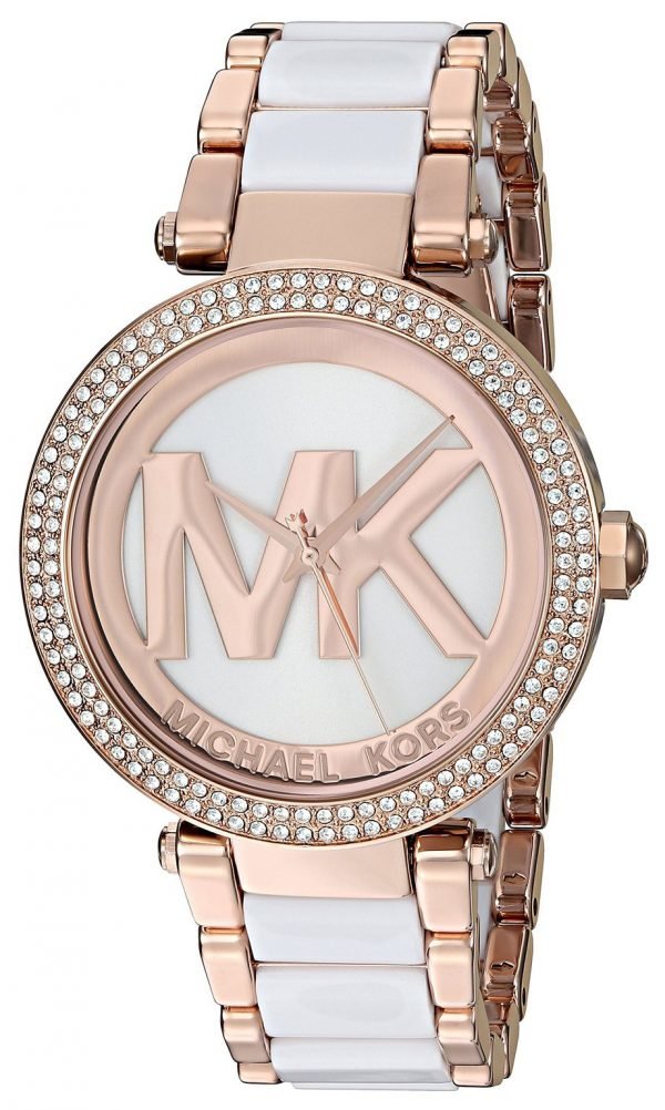 Michael Kors Mk6365 Kello Hopea / Punakultasävyinen