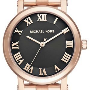 Michael Kors Norie Mk3585 Kello Musta / Punakultasävyinen