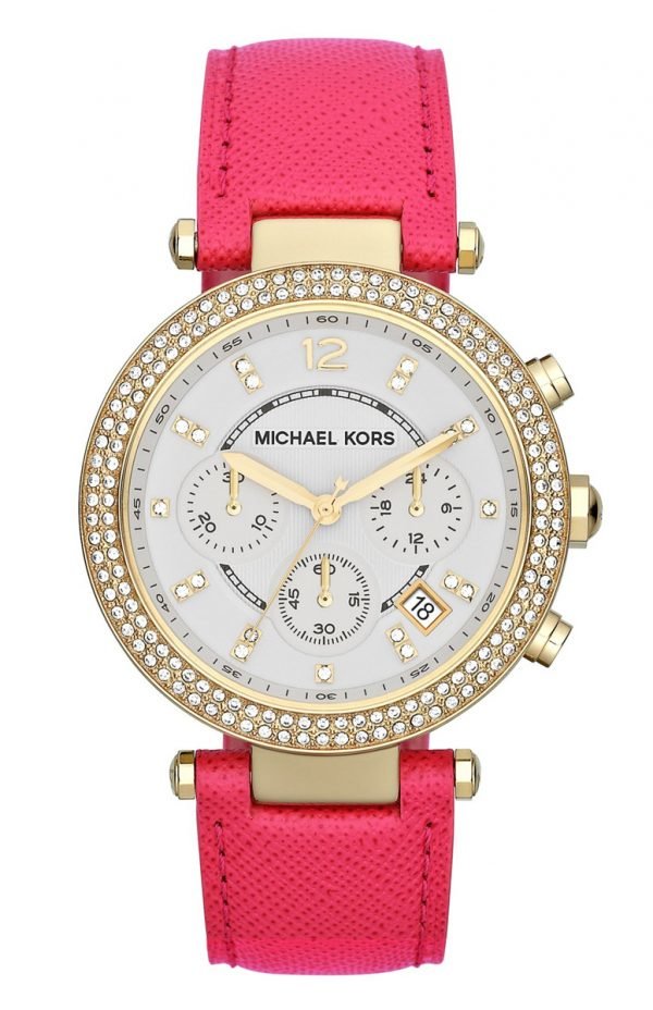 Michael Kors Parker Mk2297 Kello Hopea / Nahka