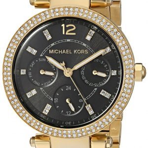 Michael Kors Parker Mk3790 Kello Musta / Kullansävytetty