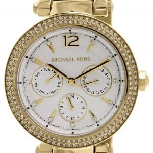 Michael Kors Parker Mk5780 Kello Valkoinen / Kullansävytetty