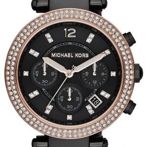 Michael Kors Parker Mk5885 Kello Musta / Teräs