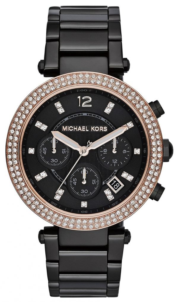 Michael Kors Parker Mk5885 Kello Musta / Teräs