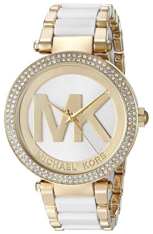 Michael Kors Parker Mk6313 Kello Valkoinen / Kullansävytetty