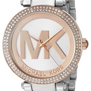 Michael Kors Parker Mk6314 Kello Valkoinen / Punakultasävyinen