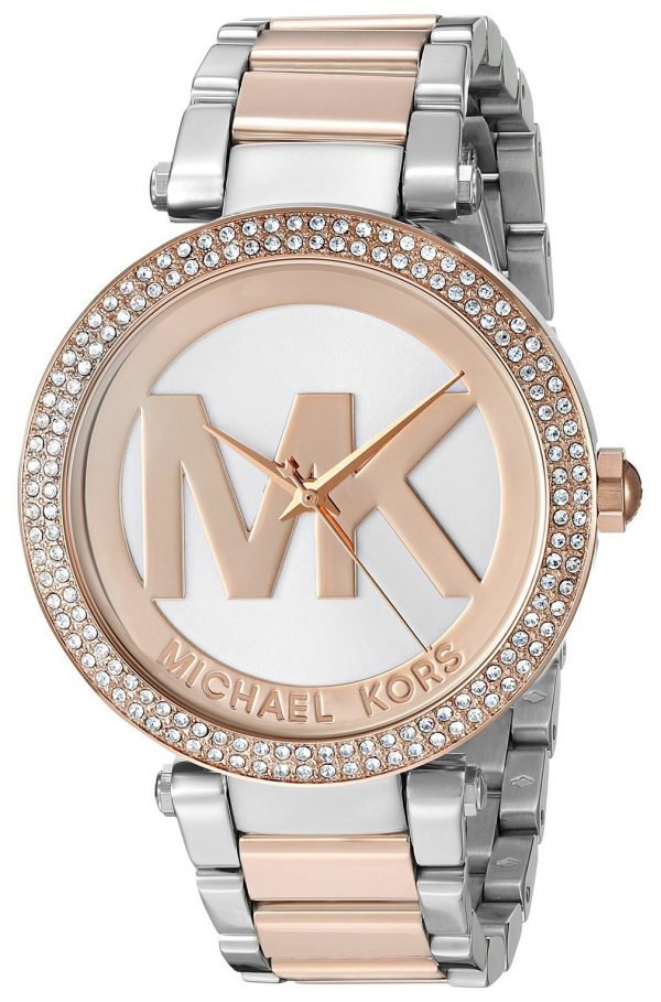 Michael Kors Parker Mk6314 Kello Valkoinen / Punakultasävyinen