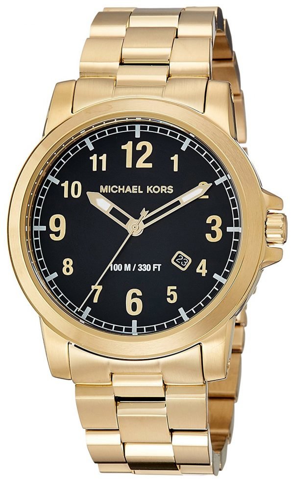 Michael Kors Paxton Mk8555 Kello Musta / Kullansävytetty