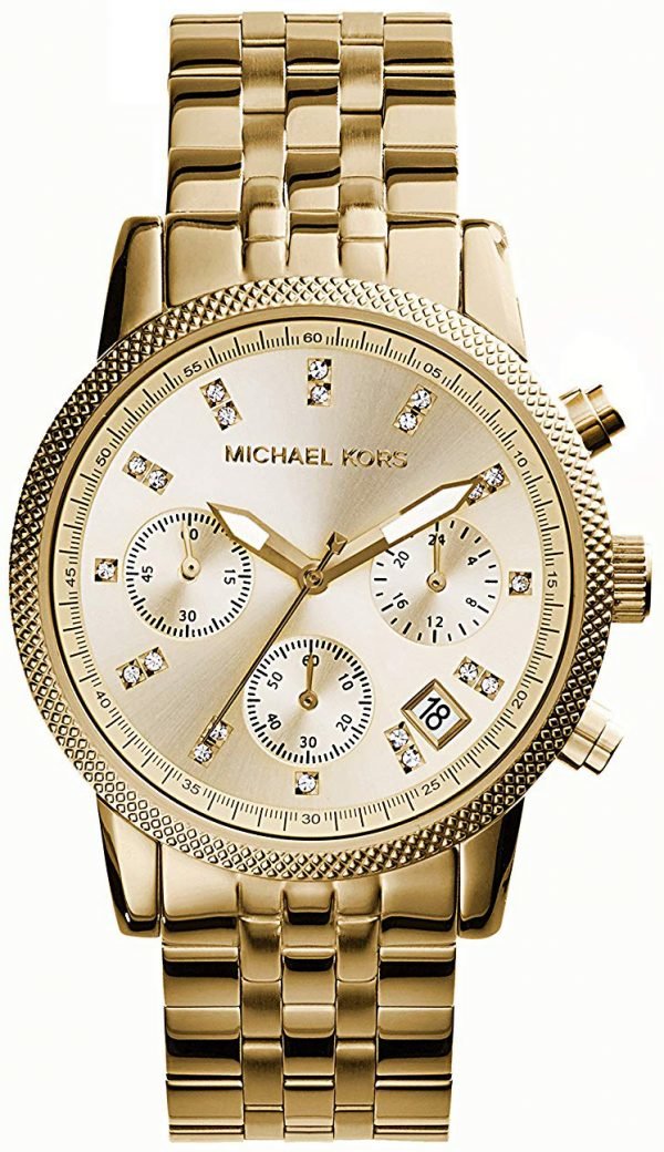 Michael Kors Ritz Mk5676 Kello Samppanja / Kullansävytetty