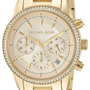 Michael Kors Ritz Mk6356 Kello Samppanja / Kullansävytetty