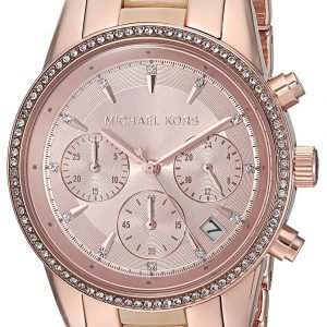 Michael Kors Ritz Mk6493 Kello Punakultaa / Punakultasävyinen