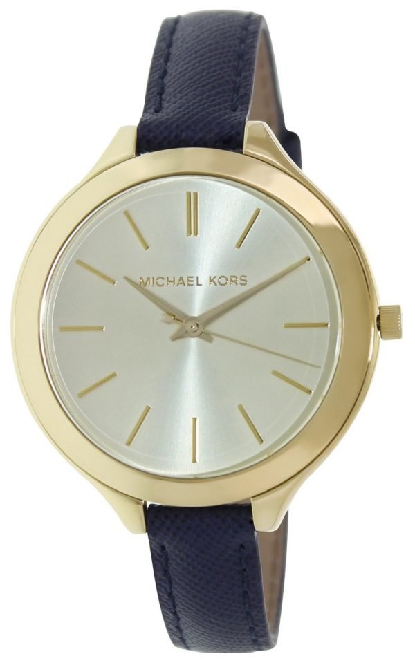 Michael Kors Runway Mk2285 Kello Hopea / Nahka