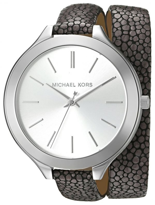 Michael Kors Runway Mk2475 Kello Hopea / Nahka