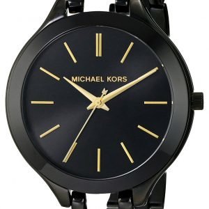 Michael Kors Runway Mk3317 Kello Musta / Teräs