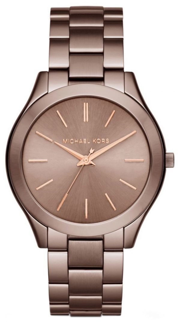 Michael Kors Runway Mk3418 Kello Ruskea / Teräs