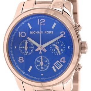 Michael Kors Runway Mk5940 Kello Sininen / Punakultasävyinen