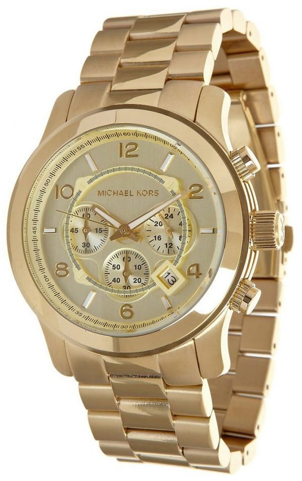 Michael Kors Runway Mk8077 Kello Samppanja / Kullansävytetty