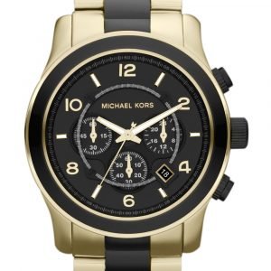 Michael Kors Runway Mk8265 Kello Musta / Kullansävytetty