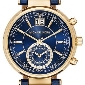 Michael Kors Sawyer Mk2425 Kello Sininen / Nahka