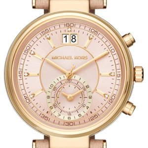 Michael Kors Sawyer Mk2529 Kello Punakultaa / Nahka