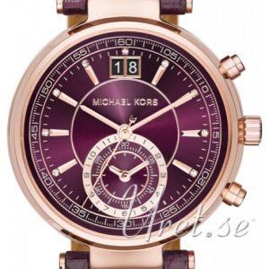 Michael Kors Sawyer Mk2580 Kello Violetti / Nahka