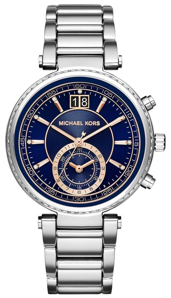 Michael Kors Sawyer Mk6224 Kello Sininen / Teräs