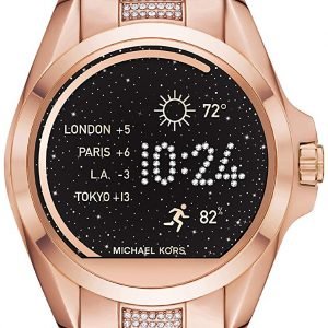 Michael Kors Smartwatch Mkt5018 Kello Lcd / Punakultasävyinen