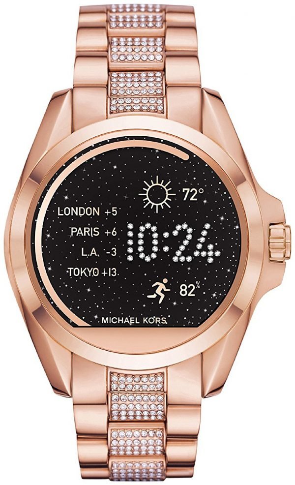 Michael Kors Smartwatch Mkt5018 Kello Lcd / Punakultasävyinen