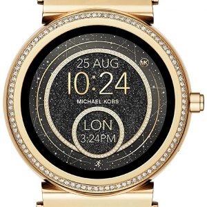 Michael Kors Smartwatch Mkt5021 Kello Lcd / Kullansävytetty