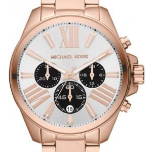 Michael Kors Wren Mk5712 Kello Hopea / Punakultasävyinen