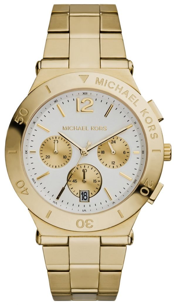 Michael Kors Wyatt Mk5933 Kello Hopea / Kullansävytetty Teräs