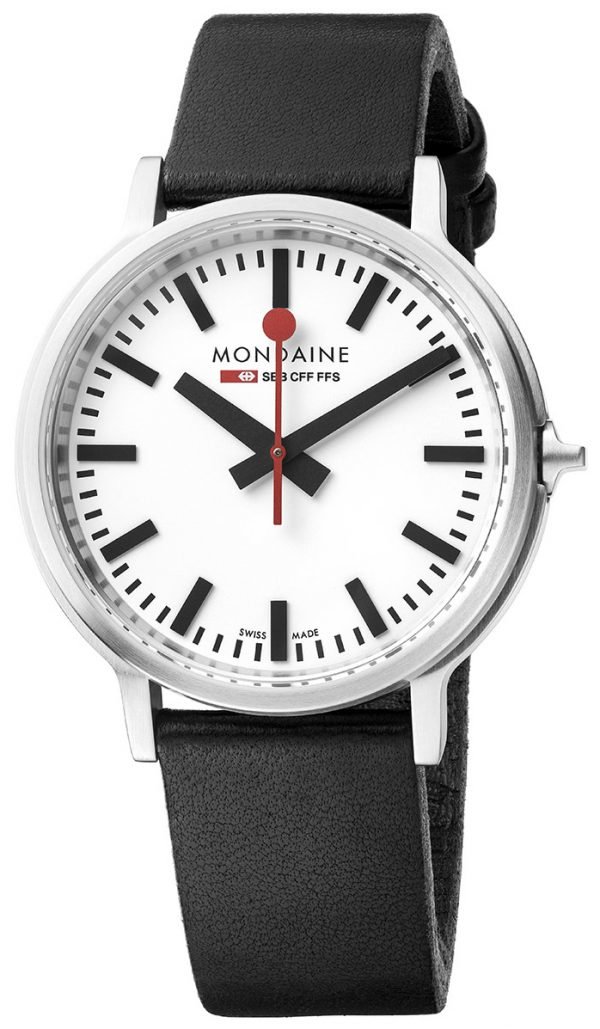 Mondaine A512.30358.16sbb Kello Valkoinen / Nahka