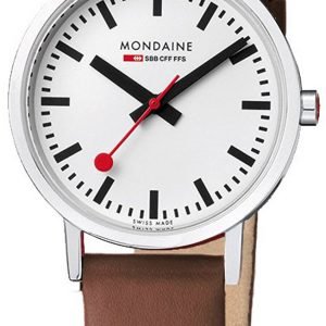 Mondaine A660.30314.11sbg Kello Valkoinen / Nahka