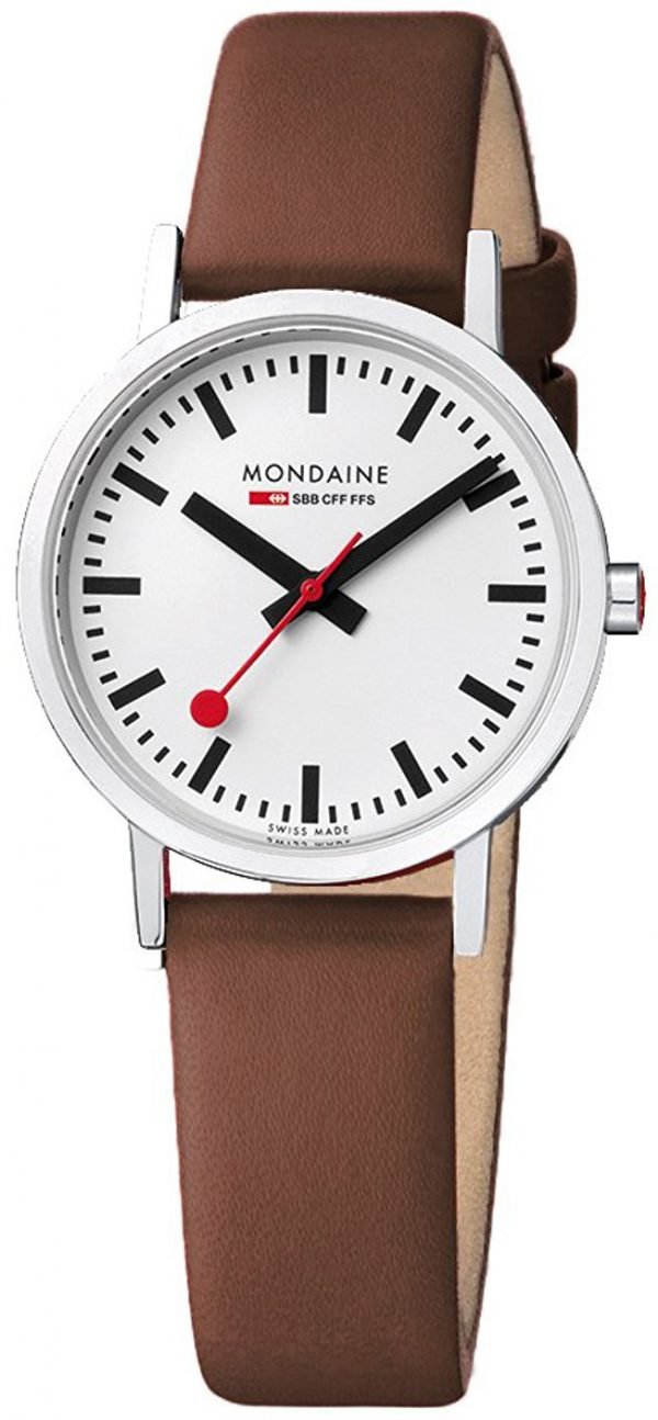 Mondaine A660.30314.11sbg Kello Valkoinen / Nahka