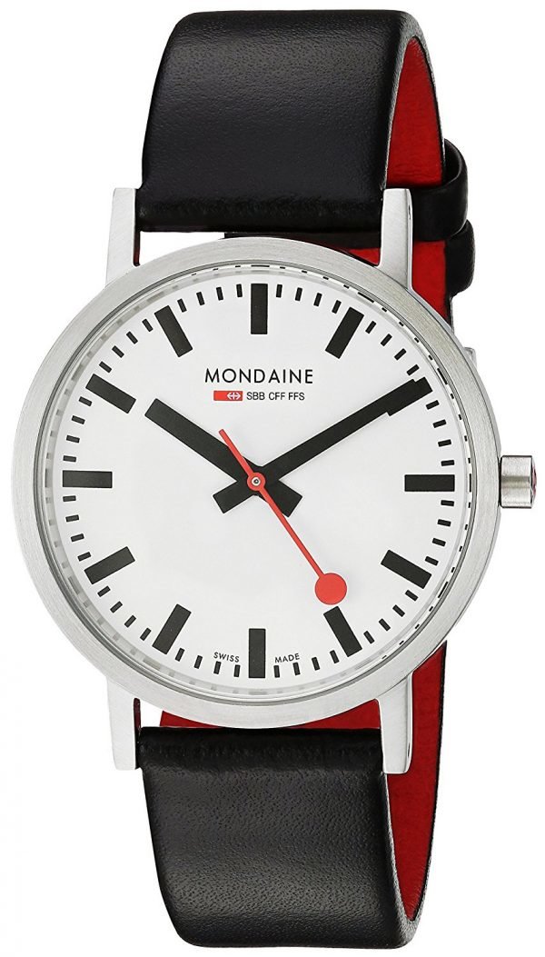 Mondaine A660.30314.16sbb Kello Valkoinen / Nahka