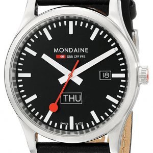 Mondaine A667.30308.19sbb Kello Musta / Nahka