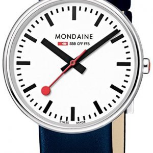 Mondaine A763.30362.11sbd Kello Valkoinen / Nahka