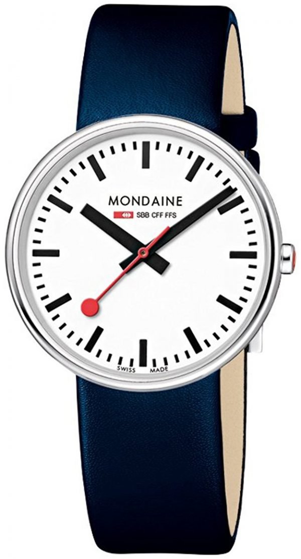 Mondaine A763.30362.11sbd Kello Valkoinen / Nahka