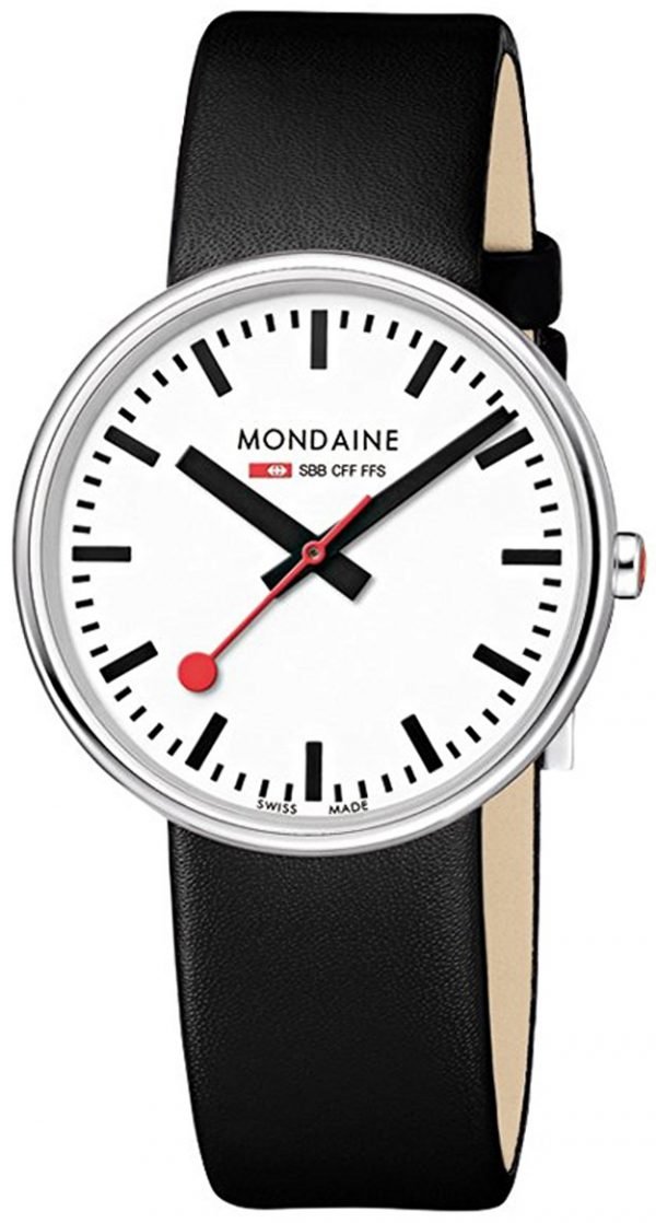 Mondaine A763.30362.11sbo Kello Valkoinen / Nahka