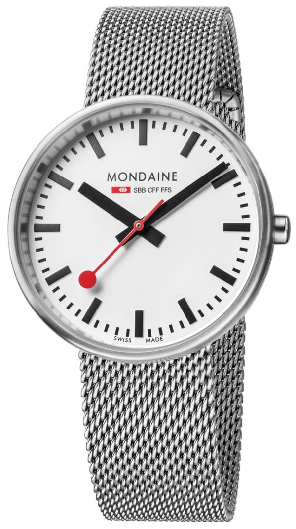 Mondaine A763.30362.16sbm Kello Valkoinen / Teräs