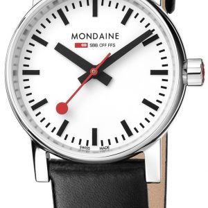 Mondaine Mse.30110.Lb Kello Valkoinen / Nahka