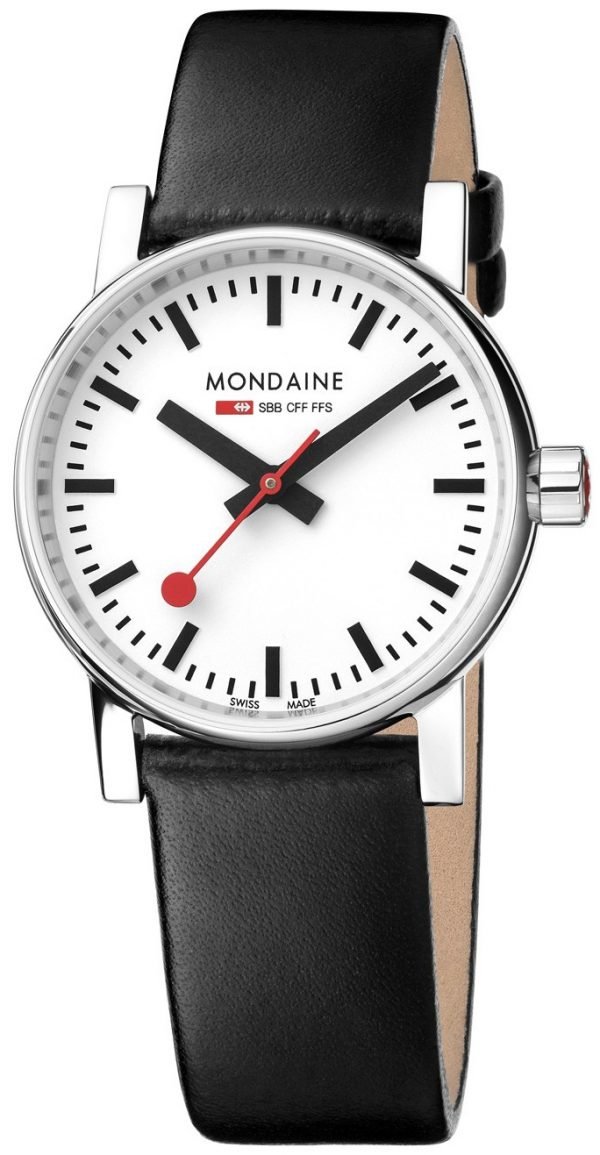 Mondaine Mse.30110.Lb Kello Valkoinen / Nahka